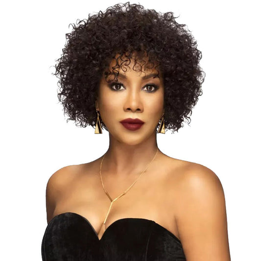 Vivica A. Fox Entice 100% Purest Virgin Remi Natural Brazilian Human Hair Wig SPRING