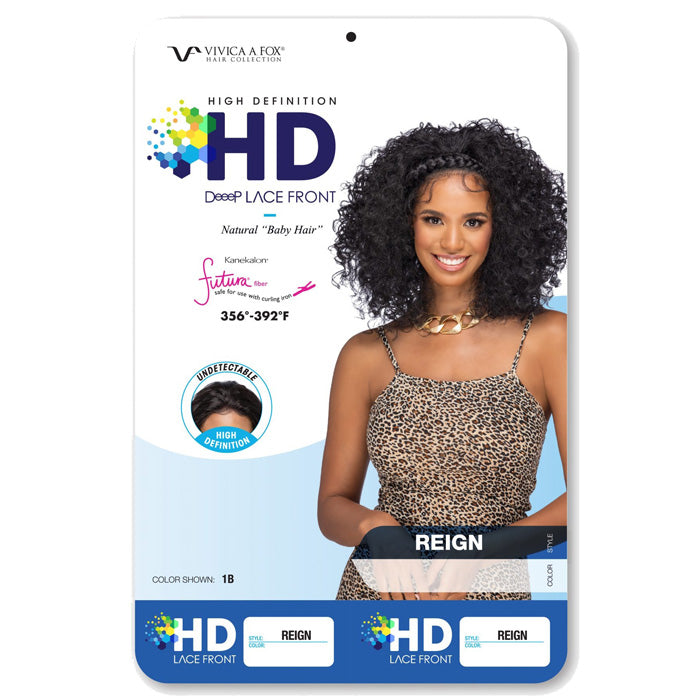 Vivica A Fox 2.5" HD Deep Lace Front Pre-Braided Wig - REIGN