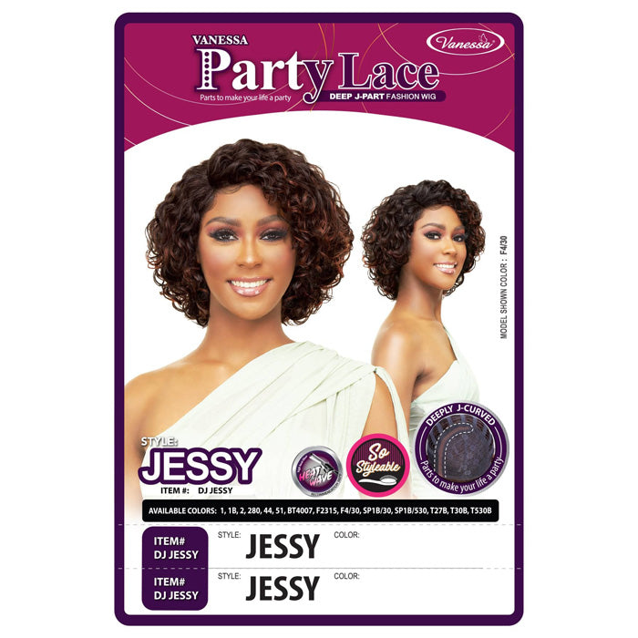 Vanessa Party Lace Deep J Part Fashion Wig - JESSY