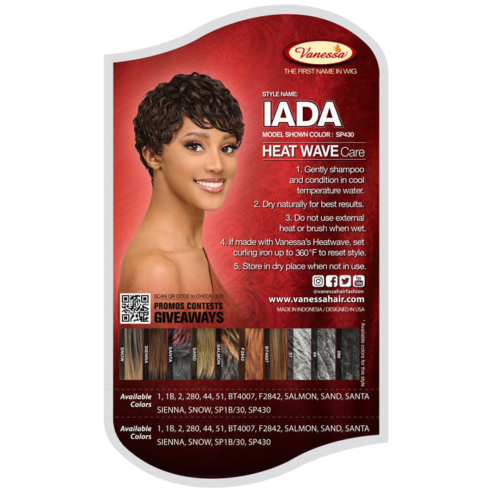 Vanessa Fashion Full Wig - IADA