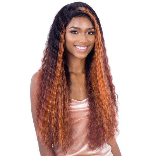 Equal by Shake N Go Lace & Lace  5" Deep Part Lace Front Wig - DEEP WAVER 002
