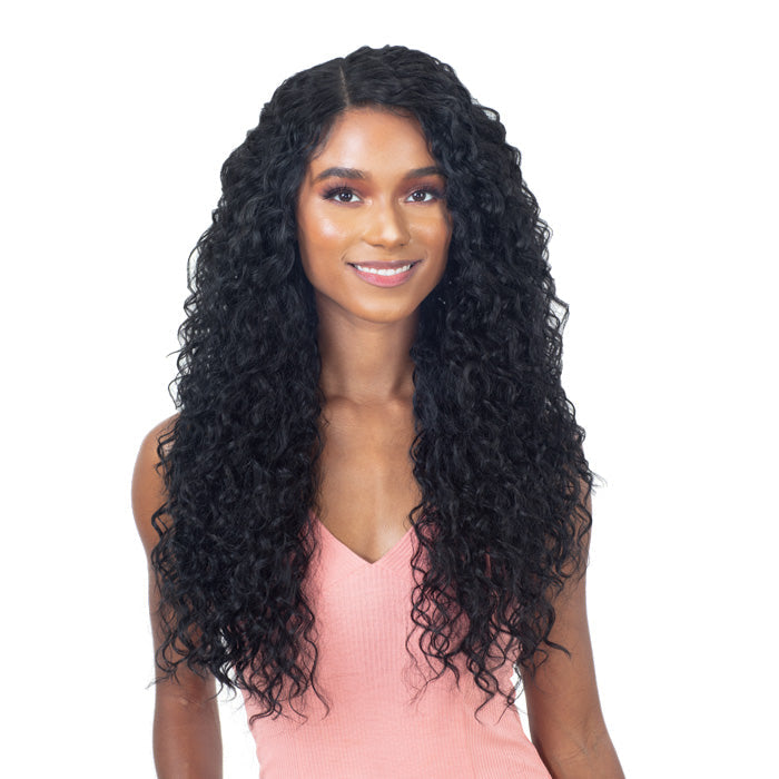 Shake N Go Freetress Equal Synthetic Hi-Def Frontal Effect Ear to Ear HD Lace Front Wig - AVANI
