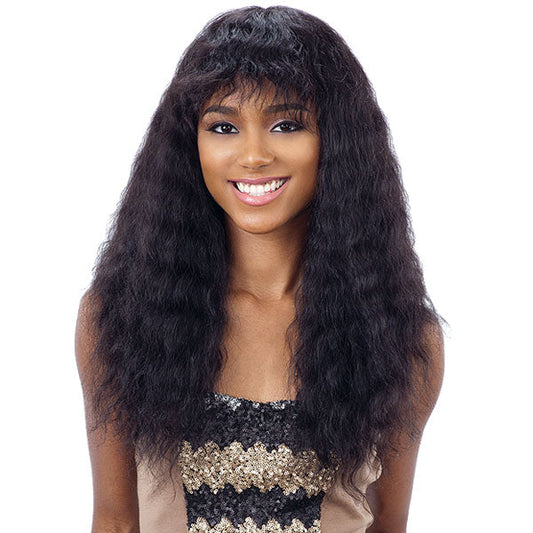 Shake-N-Go Brazilian Natural Unprocessed Human Hair Naked Nature Wig DEEP CURL