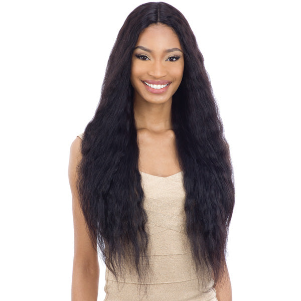 Shake-N-Go Brazilian Natural 100% Human Hair Naked Nature Lace Part Wig - DEEP WAVE 30