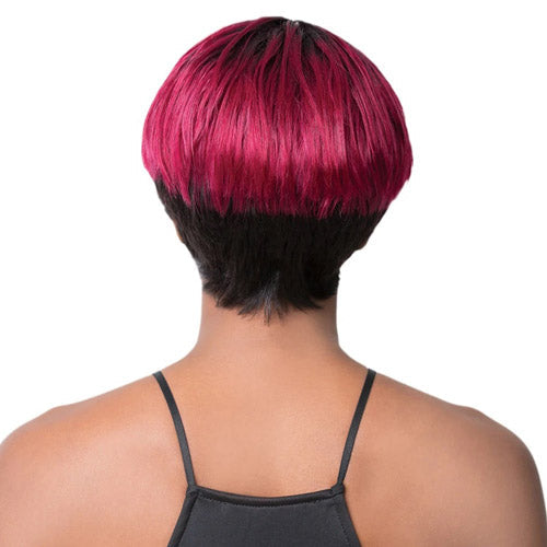 It's a Cap Weave Human Hair Wig - HH TATA