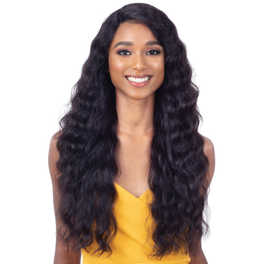 Shake N GO 100% Virgin human hair HD Lace Front Wig - LOOSE DEEP 24