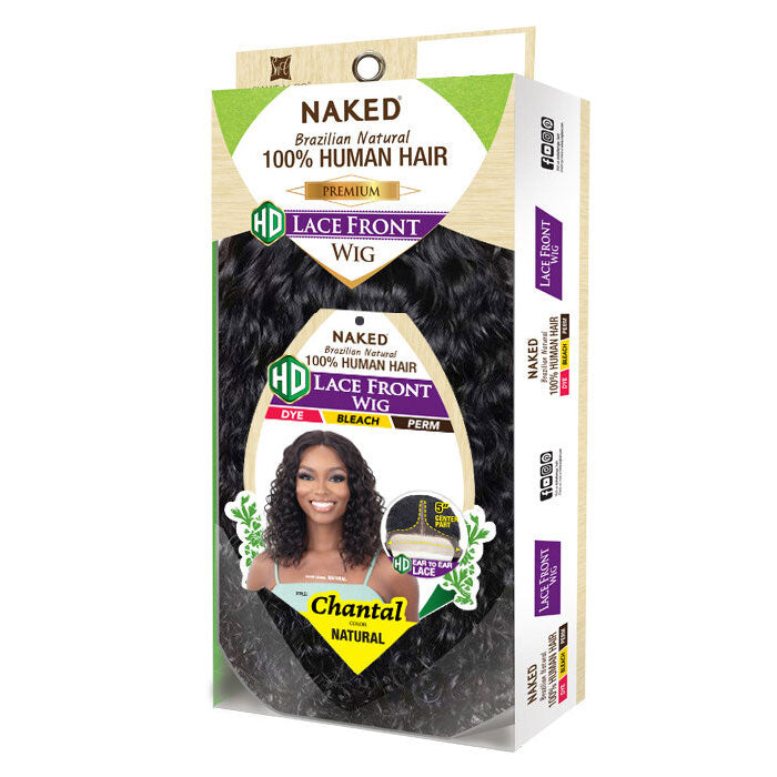 Shake N GO Premium 100% Human Hair HD Lace Front Wig - CHANTAL
