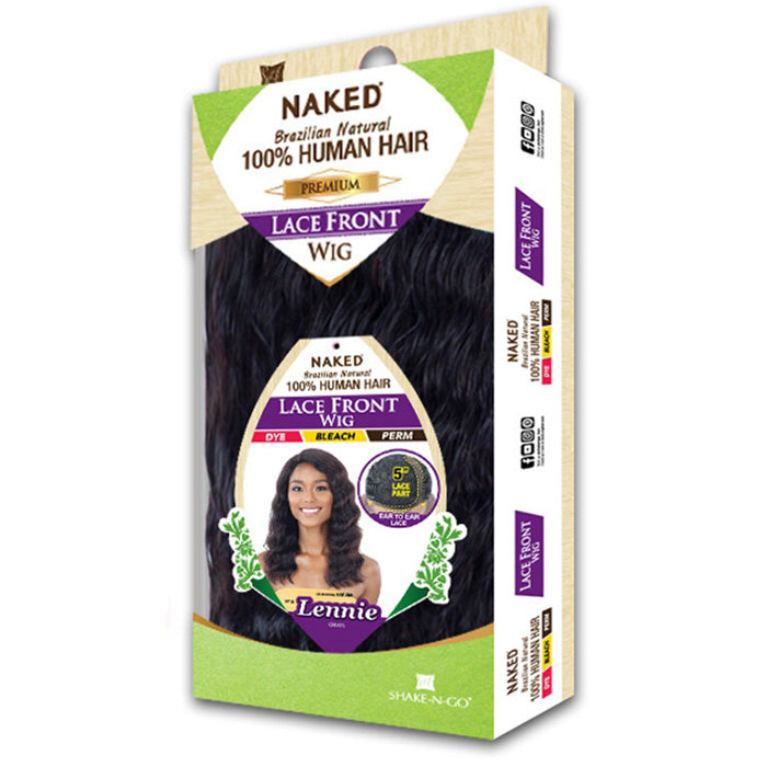 Shake N Go Naked Brazilian Human Hair Lace Front Wig - LENNIE