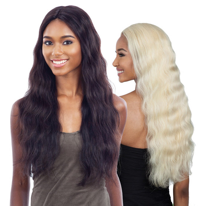 Shake-N-Go Naked 100% Human Hair Freedom Lace Part Wig - NATURAL 702