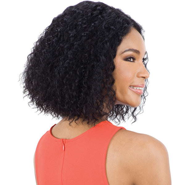 Mayde Beauty 5" Lace and Lace Human Hair Lace Front Wig SUPER WET & WAVY (SHORT)