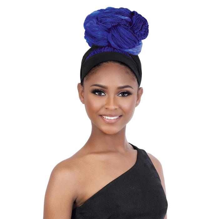 Seduction Quick Wrap with Headband Wig - BOX BRAID with CURLY ENDS 30", 36"