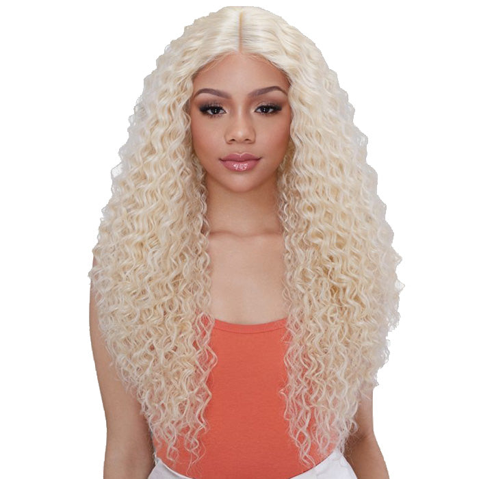 Vivace Xceptional Gold Label Wide Glueless Synthetic Curly HD Lace Front Wig - GOLD UNIT 13