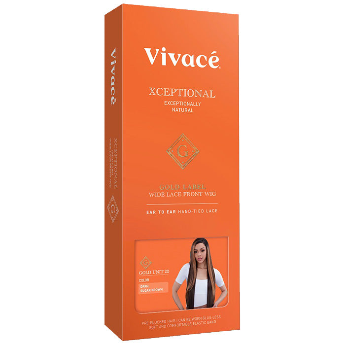 Vivace Xceptional Gold Label Glueless Wide Straight HD Lace Front Wig - GOLD UNIT 20