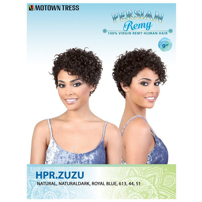 Motown Tress Persian 100% Virgin Remy Human Hair Wig - HPR ZUZU
