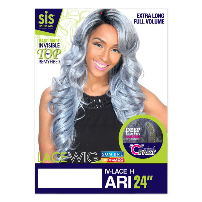 Zury Sis Invisible Top Part Lace Front Wig - IV-LACE H ARI 24 INCH