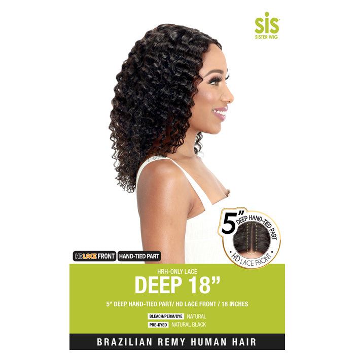 Zury Sis 100% Brazilian Virgin Remy Human Hair Lace Front Wig - HRH ONLY LACE DEEP 18