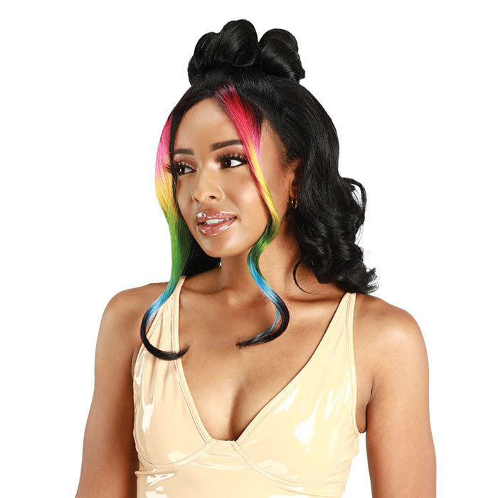 Zury Sis Half Up Down SB Bang HD Lace Wig - TEEN