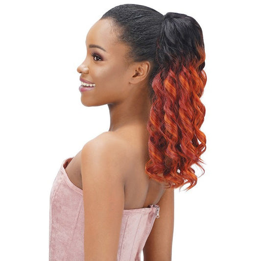 Zury Sis Natural Dream Miss Drawstring Ponytail - MISS ND CURLY 14"