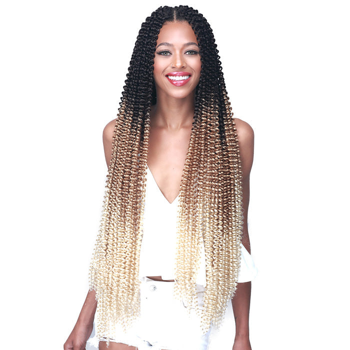 Bobbi Boss Brazilian Pre-Looped Crochet Braids - SOFT WATER WAVE 3X 26"